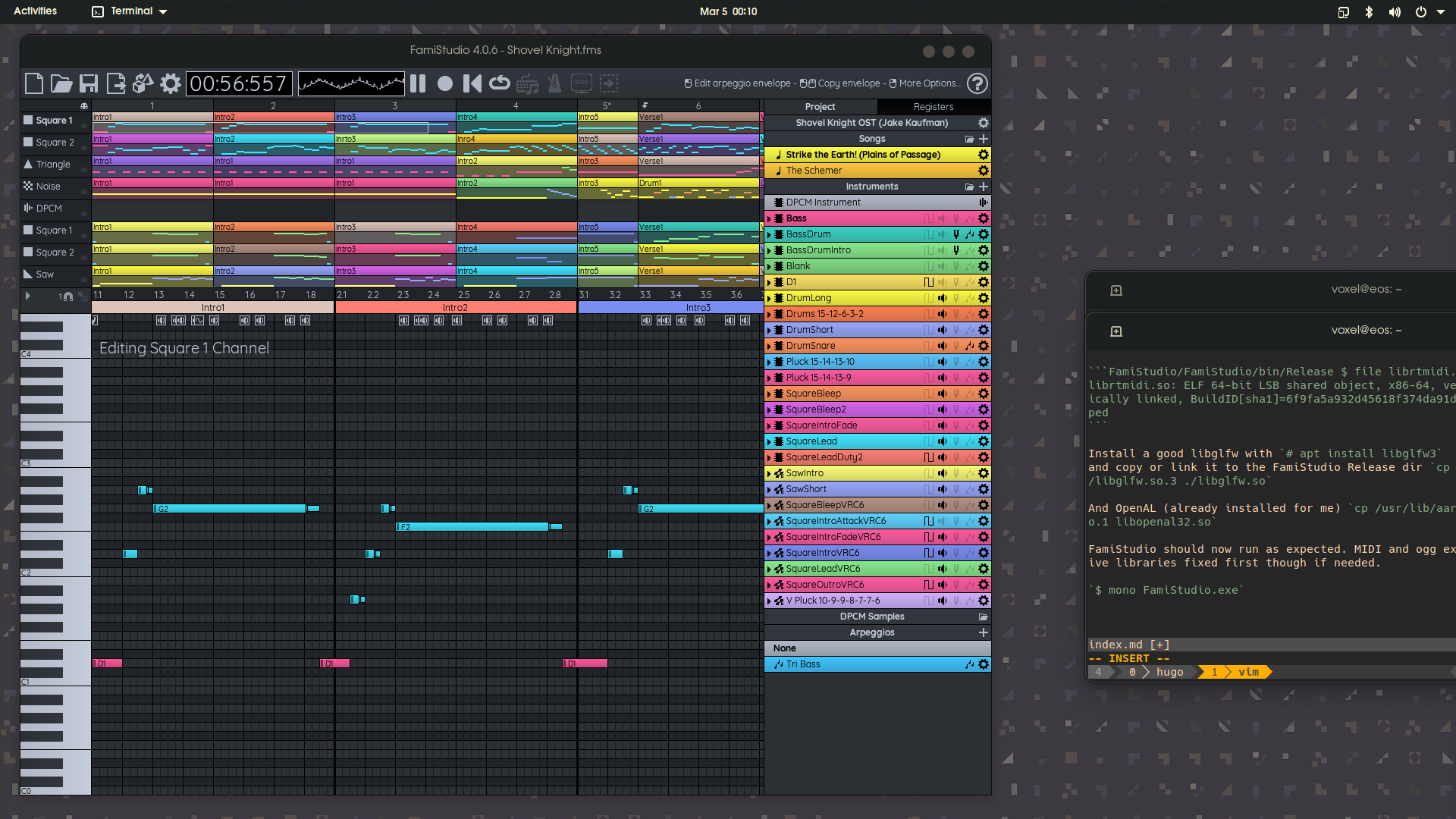 FamiStudio running on aarch64 linux