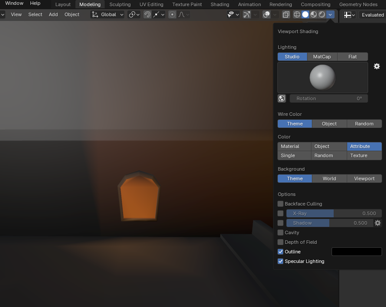 vertex light view