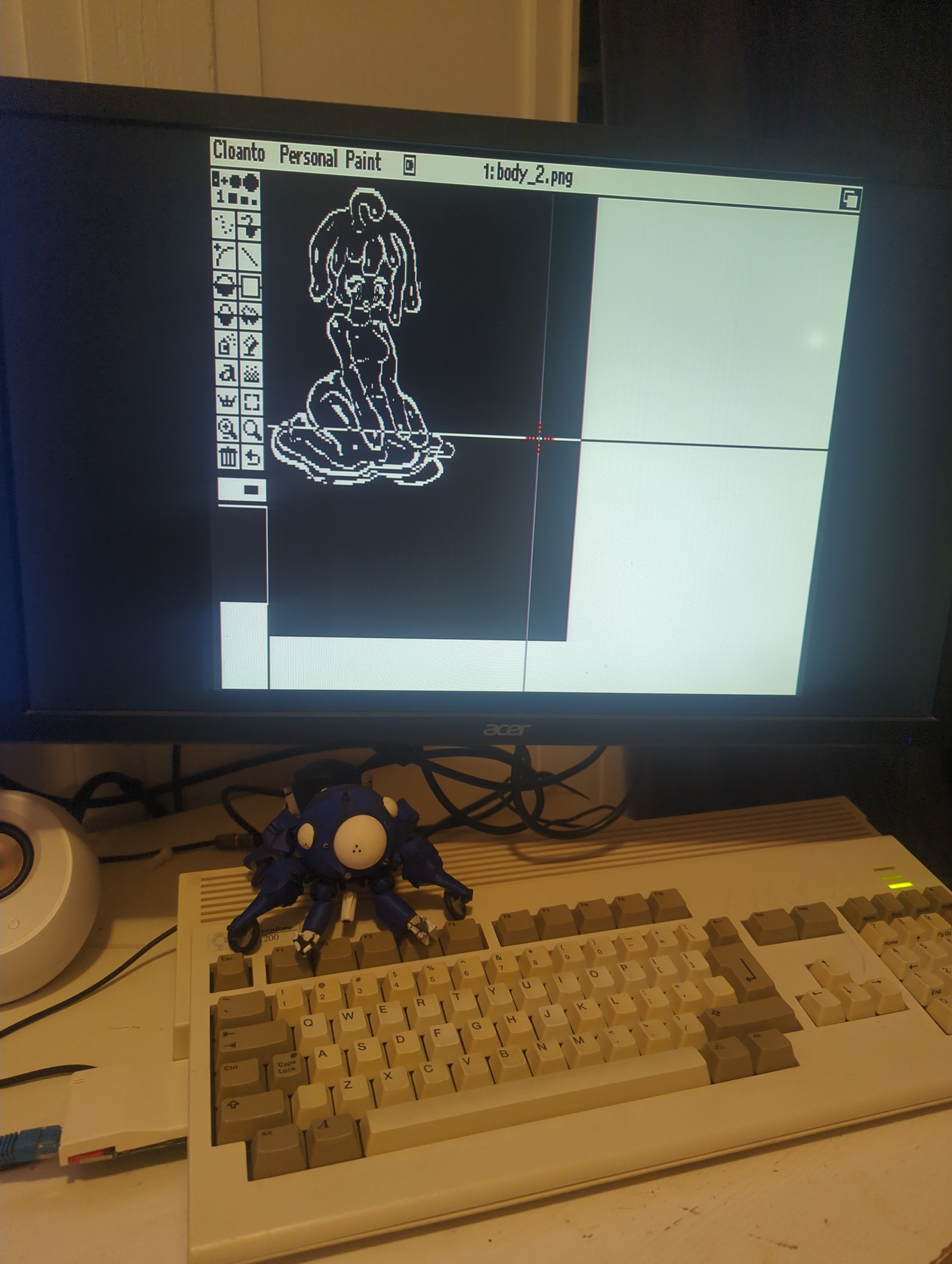 Cloanto Personal Paint on an Amiga 1200